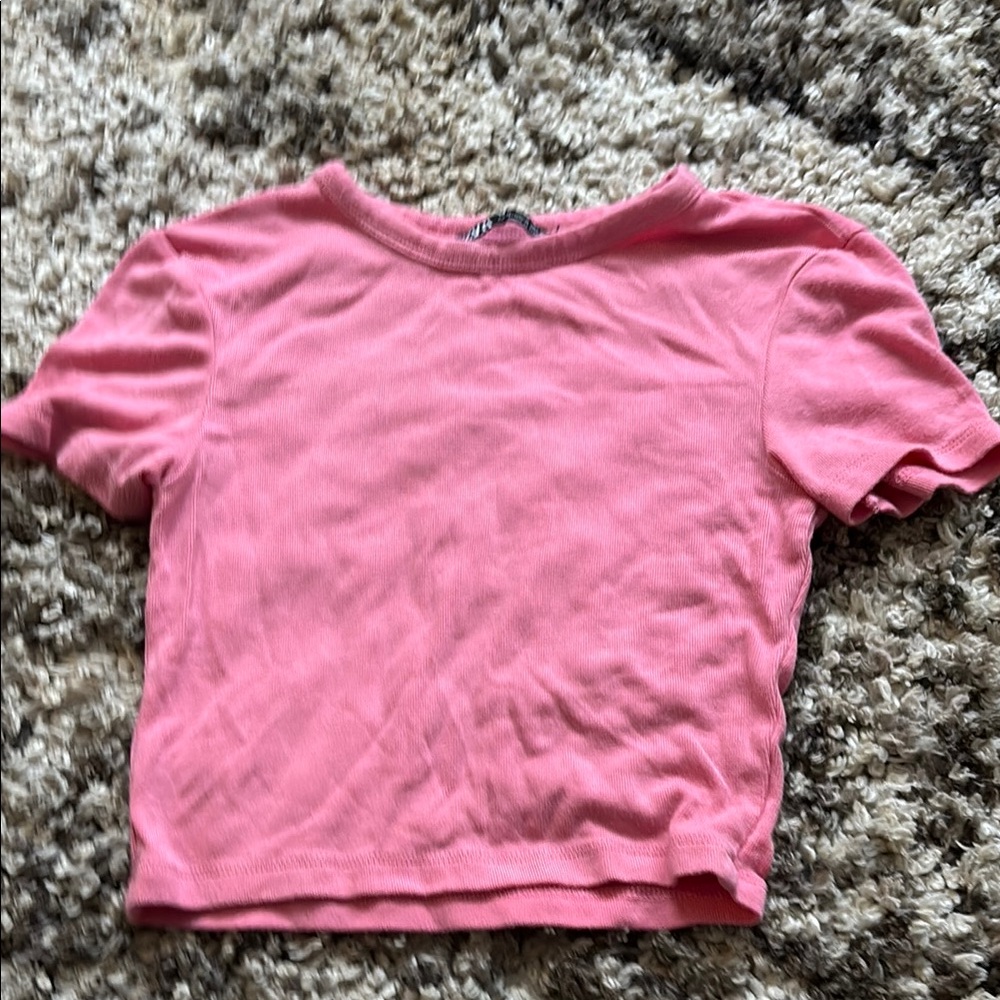 Pink Short Sleeve Top